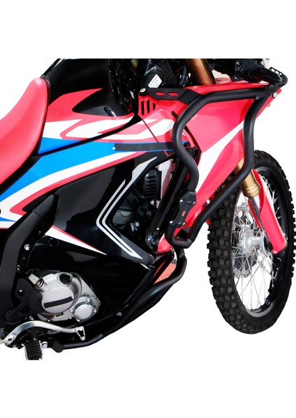 Honda CRF250/300 Rally 2017-2024 Uyumlu Motor Koruma Demiri Seti Siyah
