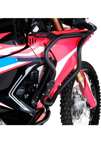 Honda CRF250/300 Rally 2017-2024 Uyumlu Motor Koruma Demiri Seti Siyah