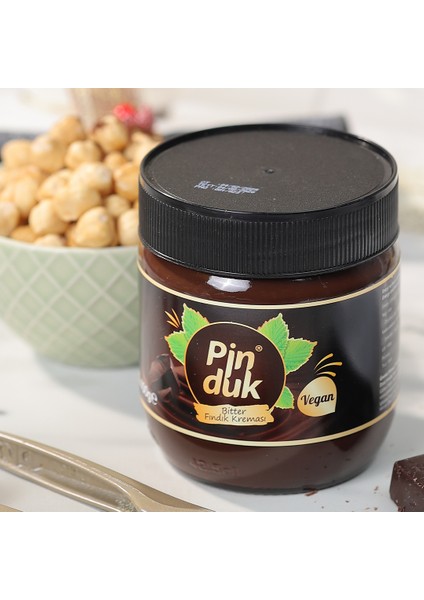 Bitter Vegan Fındık Kreması, Palm Yağı İçermez, Glutensiz 400 gr fırsatları