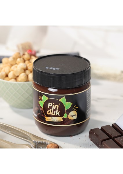 Bitter Vegan Fındık Kreması, Palm Yağı İçermez, Glutensiz 400 gr indirimleri