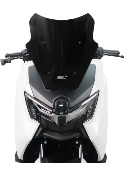 Yamaha Nmax 125 / 155 2025 Uyumlu Kısa Ön Cam Siyah 40 cm