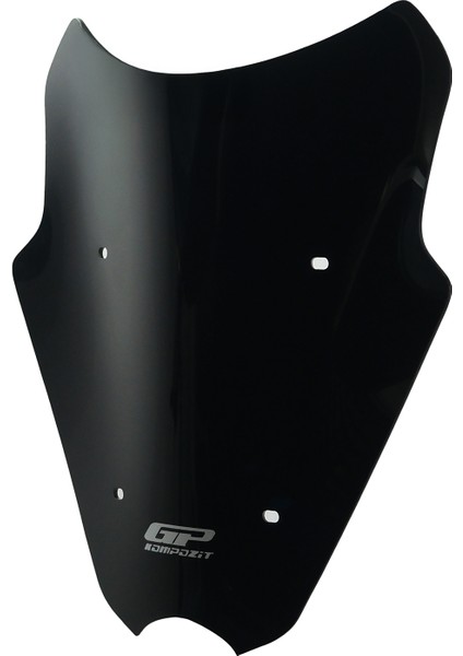 Yamaha Nmax 125 / 155 2025 Uyumlu Kısa Ön Cam Siyah 40 cm