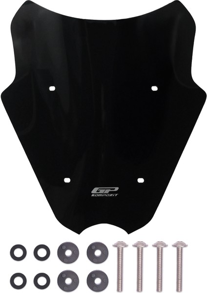Yamaha Nmax 125 / 155 2025 Uyumlu Kısa Ön Cam Siyah 40 cm