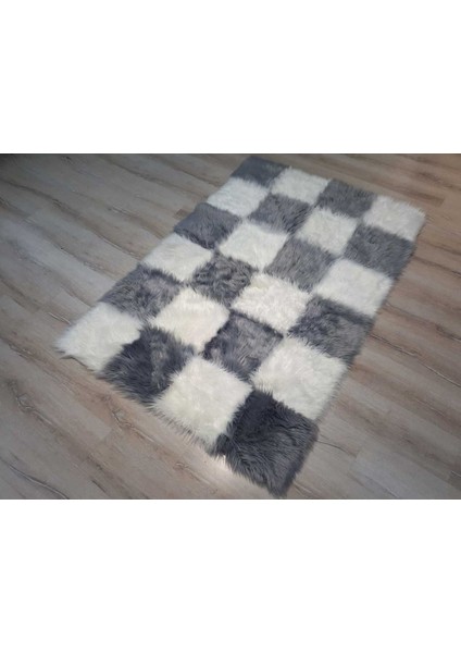 Yamalı Home Style Peluş Post Halı 120X180 cm
