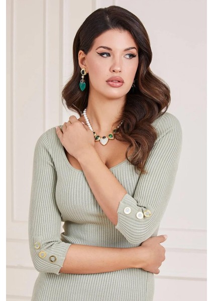 Flora Kadın Triko Elbise 2BGK155613Z