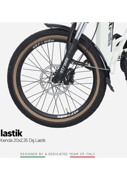 E-Spido Hidrolik Disk 20 Jant Katlanabilir Elektrikli Bisiklet