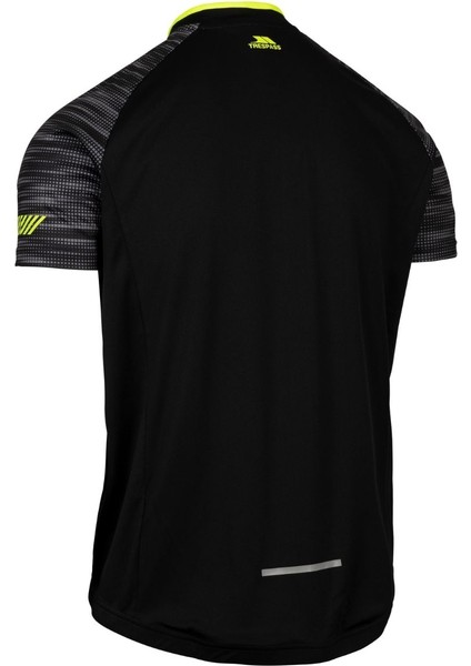 Hazzel - Active Cycling Top Tp75 Erkek Siyah Tişört