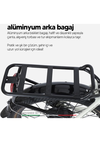 Strada Cycles E-Spido 20 Inç Katlanabilir 250 W Gizli Batarya Katlanır Elektrikli Bisiklet