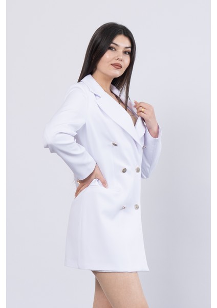 Premium Midi Boy Kruvaze Ceket 8605 indirimleri