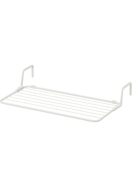 Balkon Kenarına Takılabilir Kurutmalık Ikea Genişlik: 77 cm Kurutma Beyaz Metal Askılık Çelik fiyatları