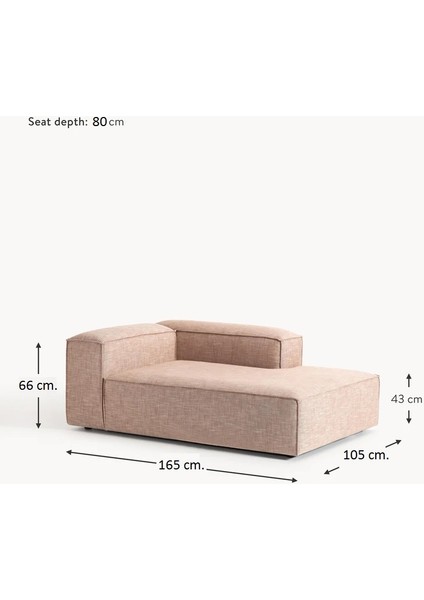 Most Mollis Plus Sağ Köşe Dinlenme 09 Bej Keten Kumaş Yataş Sünger(Evinize Teslim)