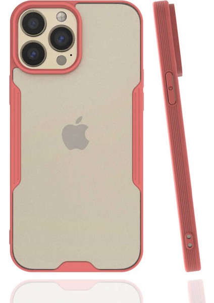 Apple iPhone 13 Pro Max Uyumlu Ardx Parfe Kapak-Pembe
