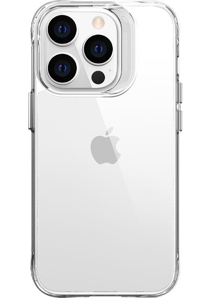 Apple iPhone 14 Pro Uyumlu Ardx Şeffaf Ultra Ince Airbag Tasarımlı Okka Kapak-Renksiz