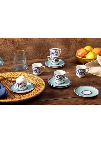 Saraylı 6 Kişilik Kahve Takımı 77CC