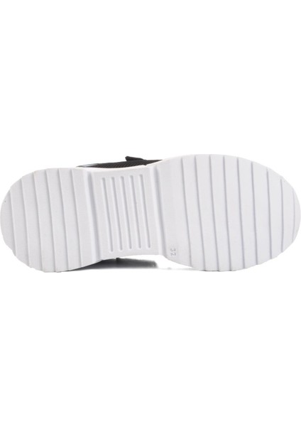 Siyah Turuncu Cırtlı Fileli Hafif Erkek Çocuk Spor Ayakkabı 2320 F indirimleri