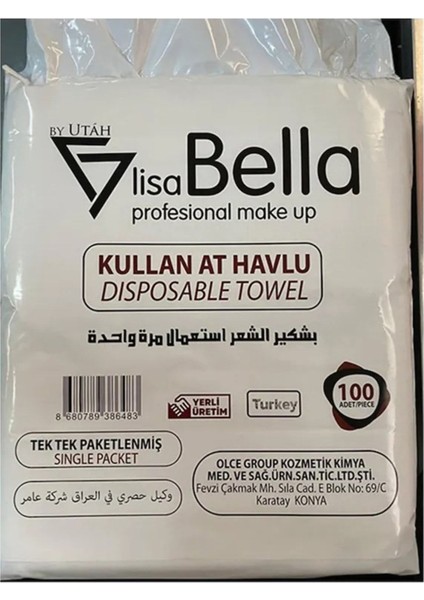 Tek Kullanımlık Havlu - 100 Adet Tekli Paket