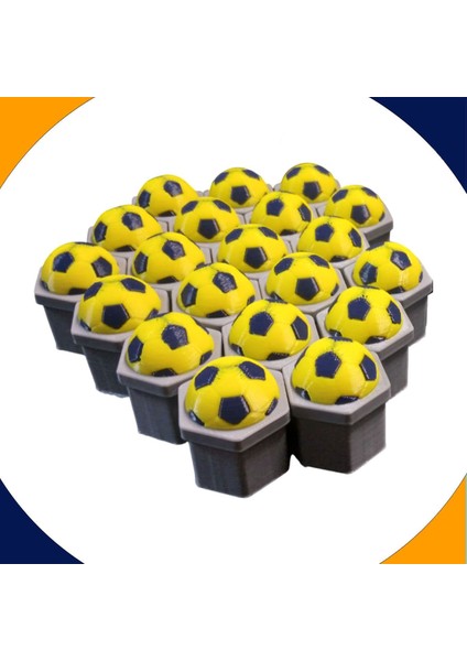 Audi A3 Sedan 2013-2024 Model Sarı Lacivert Top Kabartmalı Bijon Kapağı Set (17MM Somun Tüm Araçlar)