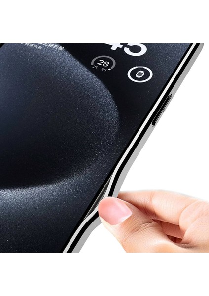 Apple iPhone 15 Pro Max Kılıf Ultra Ince Kamera Korumalı Pc + Deri Arka Yüzey Ardx X-Pro Kapak-Siyah