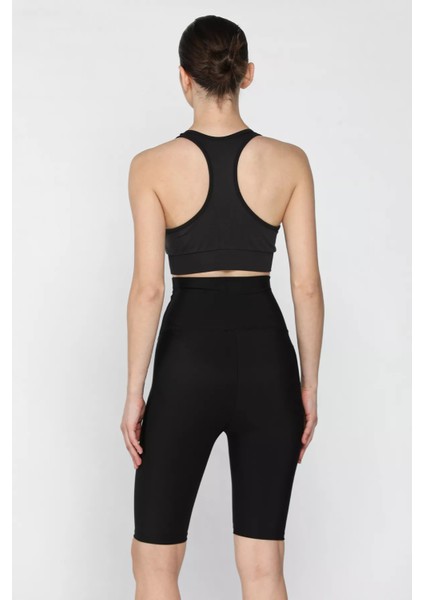 Kadın Yüksek Bel Agraflı Kısa Tayt P-00016337 modelleri