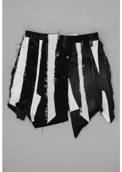 Melısa Mınca Etek, Özel Tasarım Mini Etek, Geri Dönüştürülmüş Mini Etek, Ünisex Mini Etek, After Parti Kıyafeti modelleri