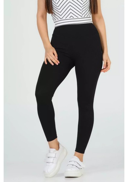 Kadın Yüksek Bel Likralı Tayt P-00006408