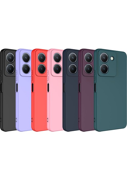 Vivo Y36 4g Kılıf Ardx Mara Laaakan Kapak-Siyah