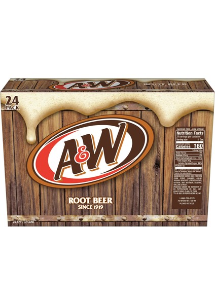 Root Beer Soda Pop 24 Adet