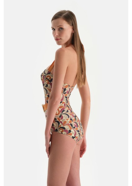 Kahverengi Straplez Kaplı Bikini Mayo modelleri