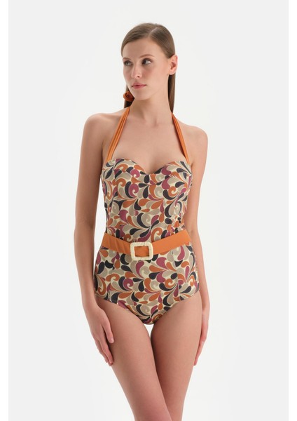 Kahverengi Straplez Kaplı Bikini Mayo fırsatları