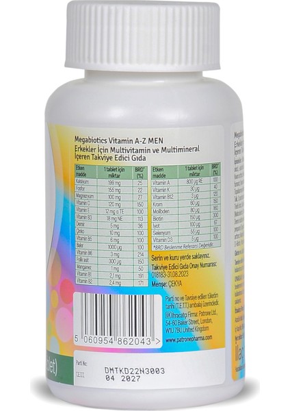 Vitamin A-Z Men