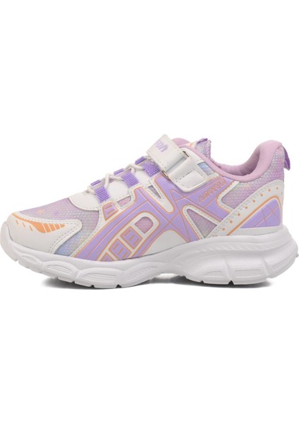 Beyaz Lila Cırtlı Fileli Hafif Kız Çocuk Spor Ayakkabı F fiyatları