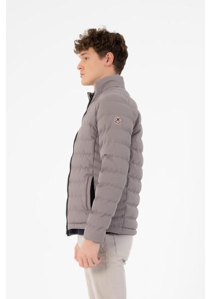 Fermuarlı Slim Fit Şişme Erkek Mont indirimleri