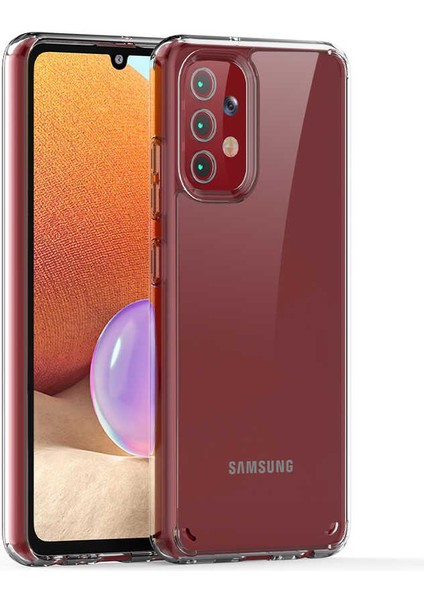 Samsung Galaxy A32 4g Kılıf Akav Coss Kapak-Renksiz