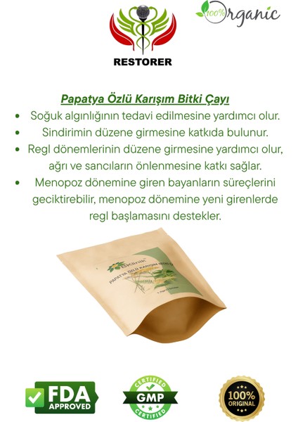 Papatya Özlü Karışım Bitki Çayı modelleri