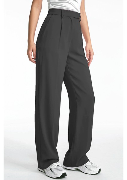 Cırt Kapamalı Beli Lastikli Palazzo Pantolon modelleri