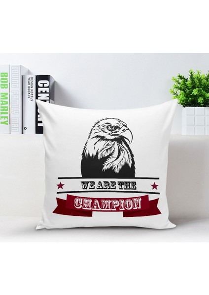 Kişiye Özel Yastık Kılıfı (Siyah Beyaz Temalı) 011
