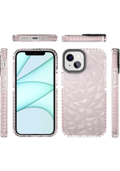 Apple iPhone 13 Kılıf Akav Buzz Kapak-Pembe