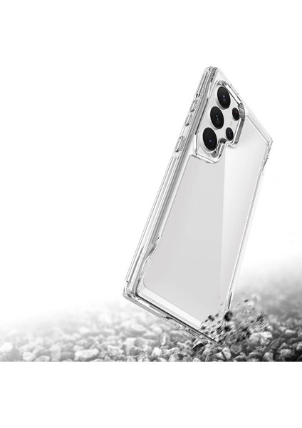 Samsung Galaxy S24 Ultra Kılıf Akav T-Max Kapak-Renksiz