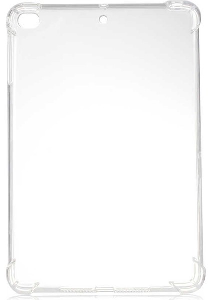Apple iPad Mini 5. Nesil - Uyumlu Uyumlu Zore Tablet Nitro Anti Shock Silikon Kapak-Renksiz