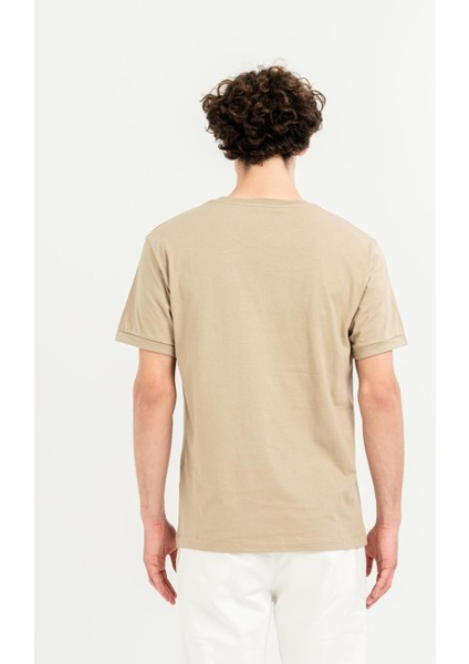 Bisiklet Yaka Kol Ucu Duble %100 Pamuk Slim Fit Erkek T-Shirt modelleri