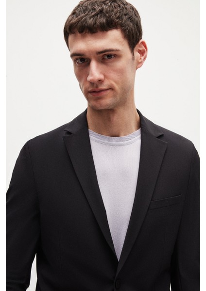 Ds Damat Slim Fit Siyah Çizgili Kumaş Ceket fiyatları