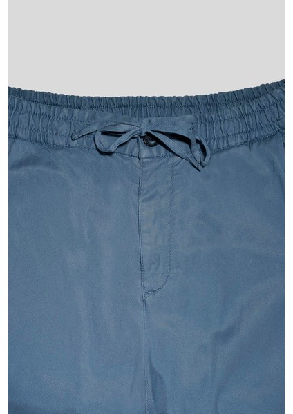 Beli Lastikli ve Kordonlu Jogger Erkek Pantolon