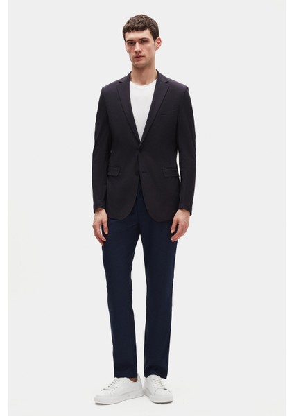 Ds Damat Slim Fit Lacivert Çizgili Kumaş Ceket fırsatları