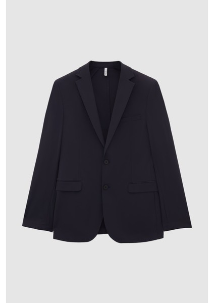 Ds Damat Slim Fit Lacivert Çizgili Kumaş Ceket indirimleri