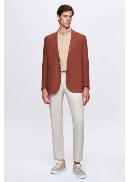 Ds Damat Regular Fit Tarçın Düz Kumaş Ceket fırsatları