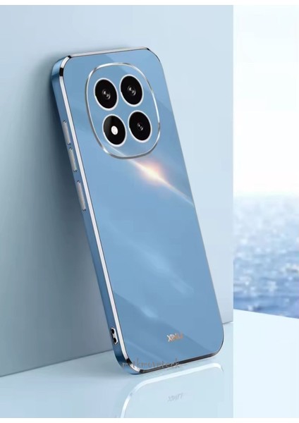 Xiaomi Redmi Note 14 Pro Kılıf Kamera Korumalı Parlak Gold Altın Işleme Kenarlı Yumuşak Silikon Kapak