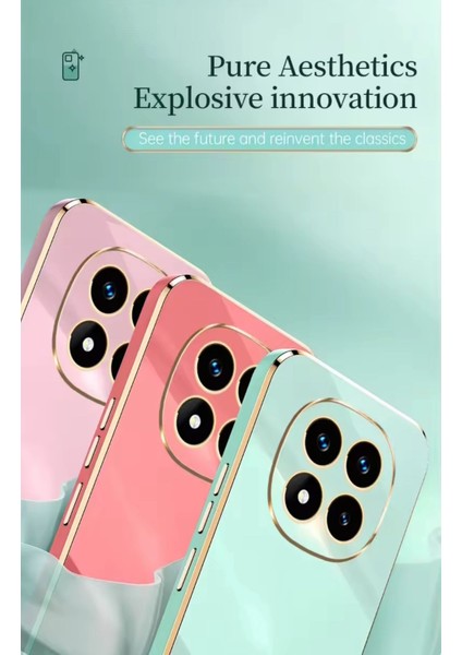 Xiaomi Redmi Note 14 Pro Kılıf Kamera Korumalı Parlak Gold Altın Işleme Kenarlı Yumuşak Silikon Kapak