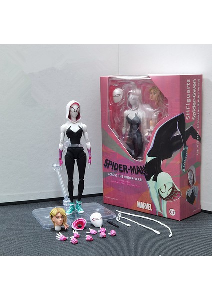 Shf Spider-Man Gwen Stacy Paralel Evren 2 Evrenin Ötesinde Aksiyon Figürü (Yurt Dışından)