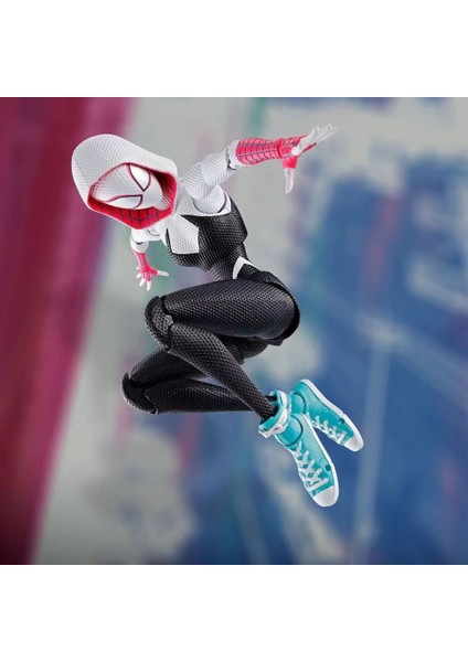 Shf Spider-Man Gwen Stacy Paralel Evren 2 Evrenin Ötesinde Aksiyon Figürü (Yurt Dışından)
