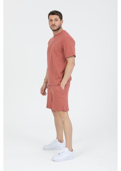 %100 Pamuk Yazlık Erkek Takım | T-Shirt ve Şort | Modern Kesim fırsatları